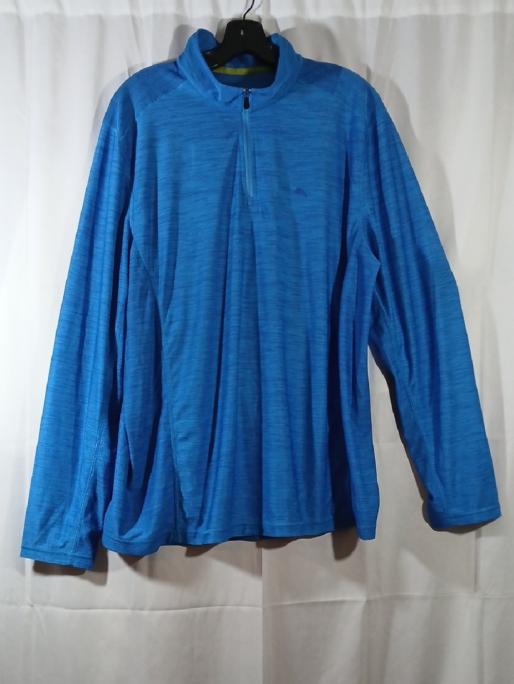 Tommy Bahama Mens Large Palm Coast IslandZone Half-Zip Pullover Shirt UPF Golf